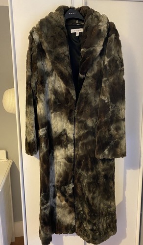 Faux fur coat - -, dusk