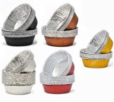 Bakery Direct Round Lacquered Individual Pie Foils - Choose Your Colour