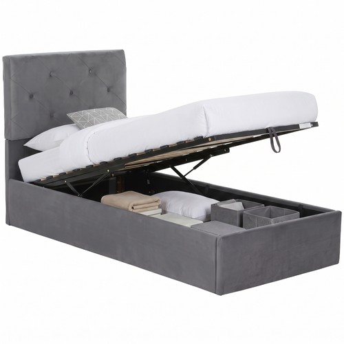 Homcom single bed frame - homcom,