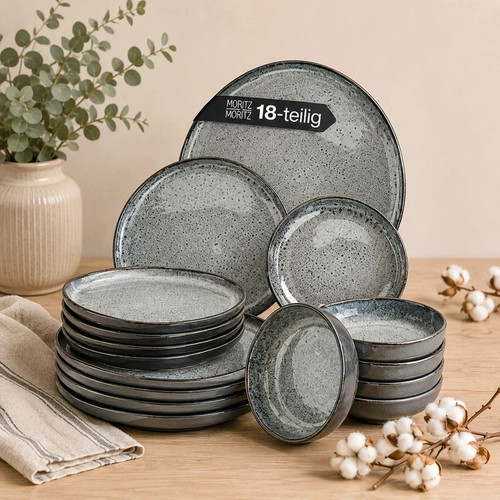 Piece anthracite porcelain - anthracite,