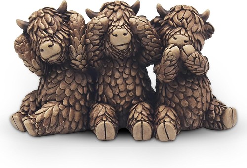 Highland cow ornament rustic - highland,