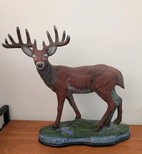 Vintage large porcelain deer - vintage,