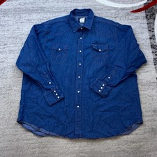 Wrangler Denim Pearl Snap