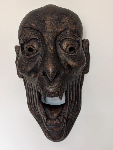 Hand carved wooden tribal - wooden,
