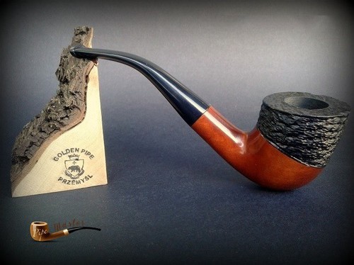 Hand made wooden tobacco - hand,
