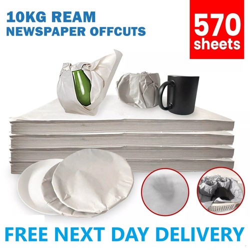 10kg white newspaper offcuts - 10kg,