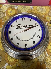 Snap On Tools Neon Clock Wall