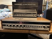 Vintage 70s Tandberg TR-200 FM Stereo Receiver DIN AMPLIFIER 110-240v TESTED
