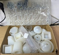 Box of Resin Art Moulds
