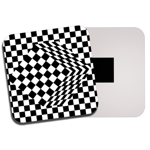 Checker cube fridge - cube, magnet