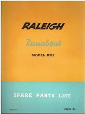 RALEIGH RM6 RUNABOUT ORIGINAL FACTORY PARTS CATALOGUE * VGC *