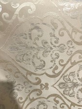 IVORY Damask Upholstery