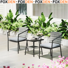 Bistro Set 3-Pcs Rectangular