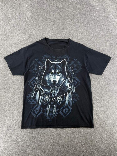 90s vintage wolf nature - wolf,