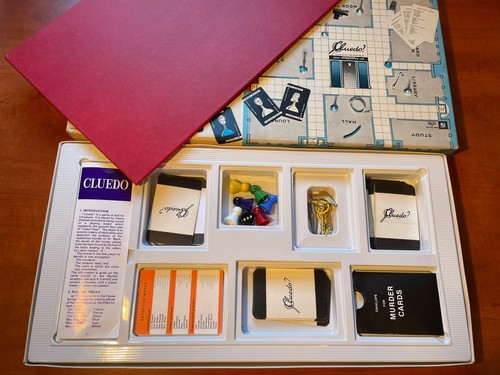 Cluedo vintage board game 1972 - cluedo,