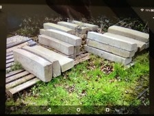 Grey standard size kerb stones