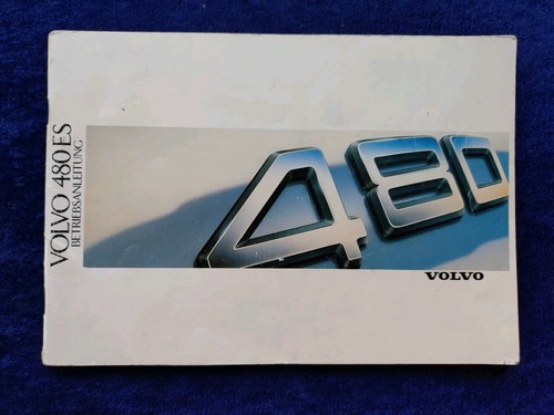 Volvo 480 owners manual - owners,