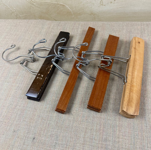 Vintage wooden clamp - clamp, hangers