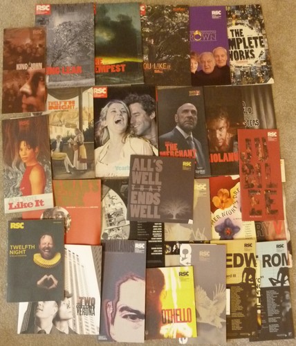 Rsc theatre programmes - rsc,