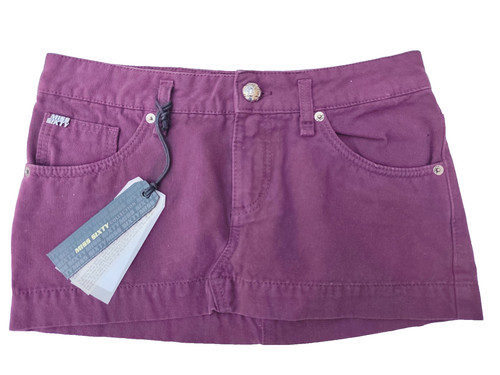 Miss sixty plum mini - mini, skirt