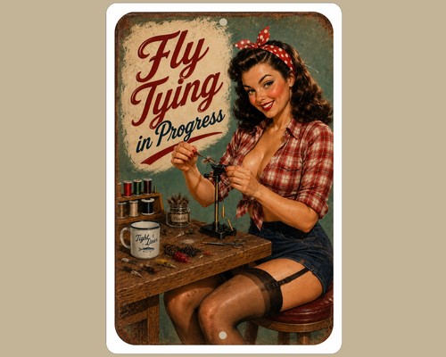 Fly tying progress metal - in,