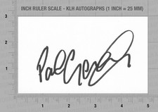 Paul Gerrard Hand Signed Card