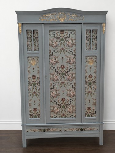 Hand painted vintage wardrobe - hand,