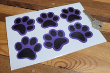 Paw print glitter - glitter, stickers