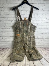 She Outdoor Realtree Camo Bib Overalls Thermolite Hunting Small