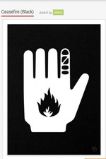 3D Ceasefire Black By Robert