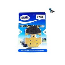 Sintered front brake pads for