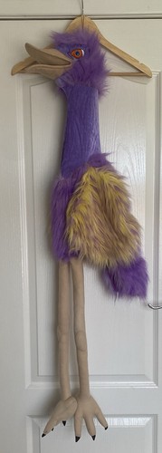Emu ostrich fluffy - fluffy, purple