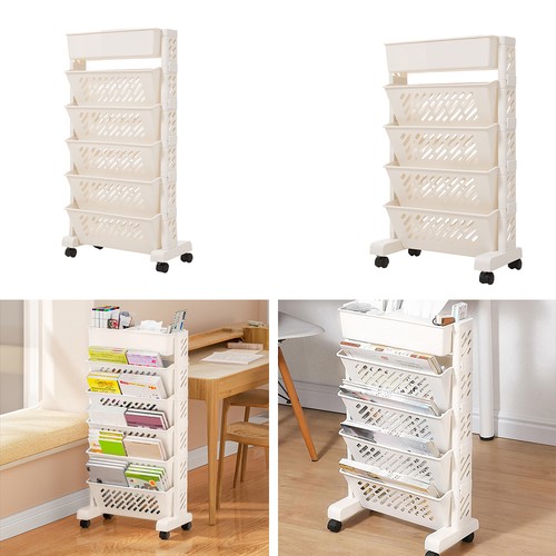 Tier mobile bookshelf cart - tier,