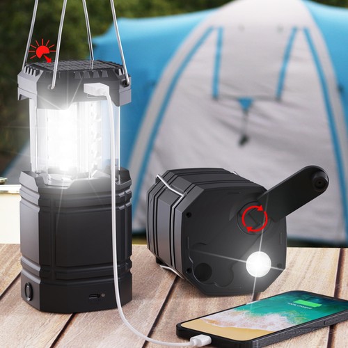 Portable hand crank - hand, solar