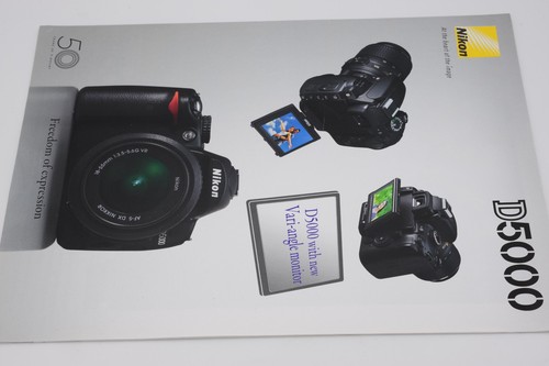 Nikon d5000 camera brochure - nikon,