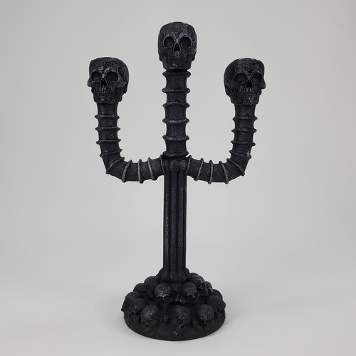 Gothic skull candelabra - gothic,
