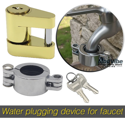 Outdoor water faucet - outdoor, lock
