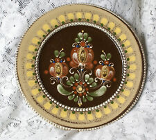 Swiss Kohler Biel Handarbeit 310/28 Glazed Plate 10 7/8 Inch Diameter