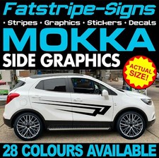 to fit VAUXHALL MOKKA GRAPHICS STICKERS STRIPES DECALS OPEL SUV X TURBO