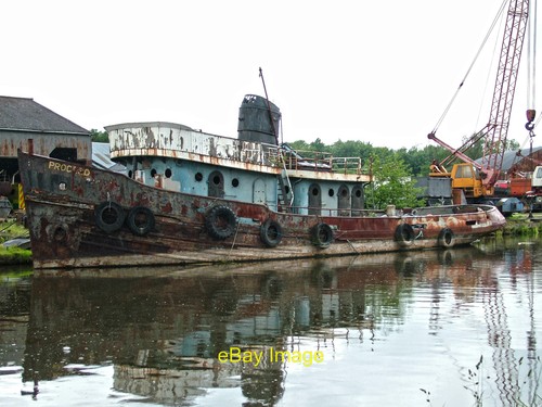 Photo 12x8 old tug boat - photo,