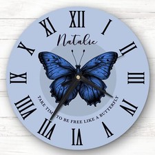 Blue Butterfly Be Free