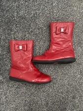 Red Patent Andanine Boots 
