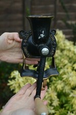 Vintage No.1 Spong Cast Iron Coffee Mill / Grinder 