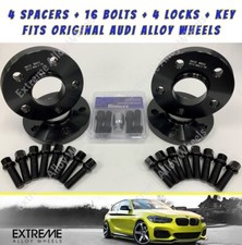 Black Alloy Wheel Spacers 15mm