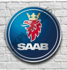 SAAB 2FT GARAGE WALL SIGN