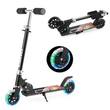 TENBOOM Scooter for Kids, Wheels Light Up Scooters for Girls/Boys.