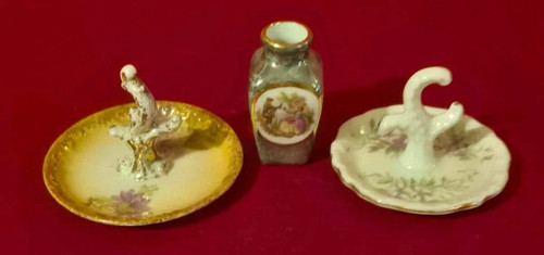 Limoges porcelain ring holders - limoges,