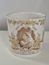 Queen Victoria Diamond Jubilee Mug 1837-1897 Made by J Aynsley & Sons London