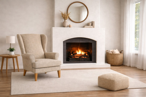 High seat fabric - wing, chair