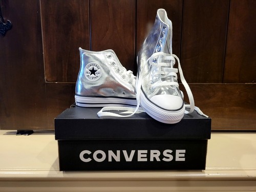 New box silver converse - new,